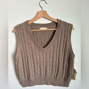 Altar’d State Knit Sleeveless Sweater Vest